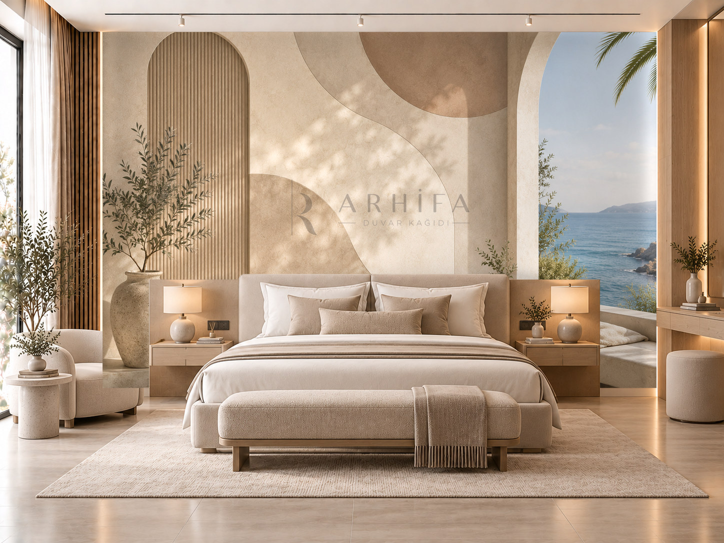 — Coastal Retreat Duvar Kağıdı (HR-012) – görsel 1