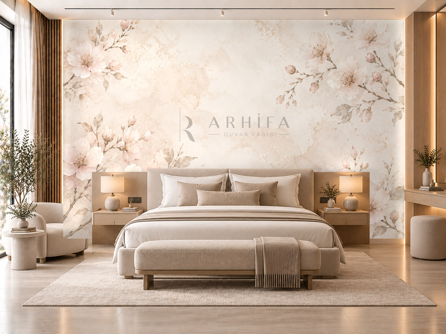 Soft Blossom Duvar Kağıdı (LB-009) – görsel 1