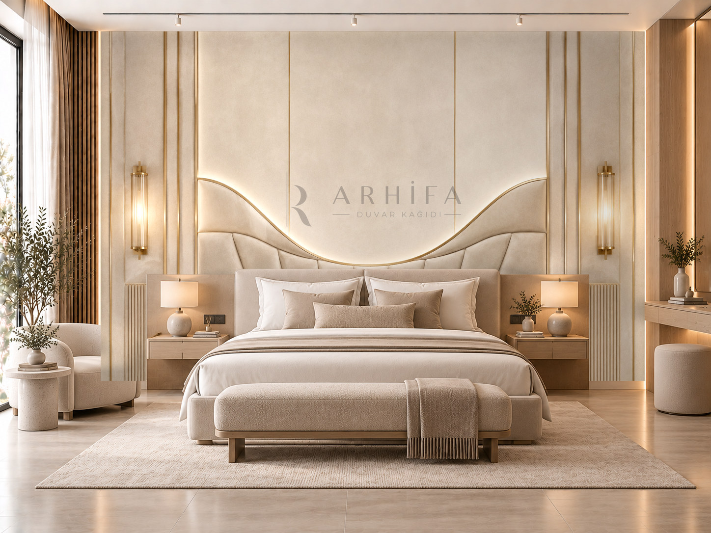 Luxury Headboard Duvar Kağıdı (LB-010) – görsel 1