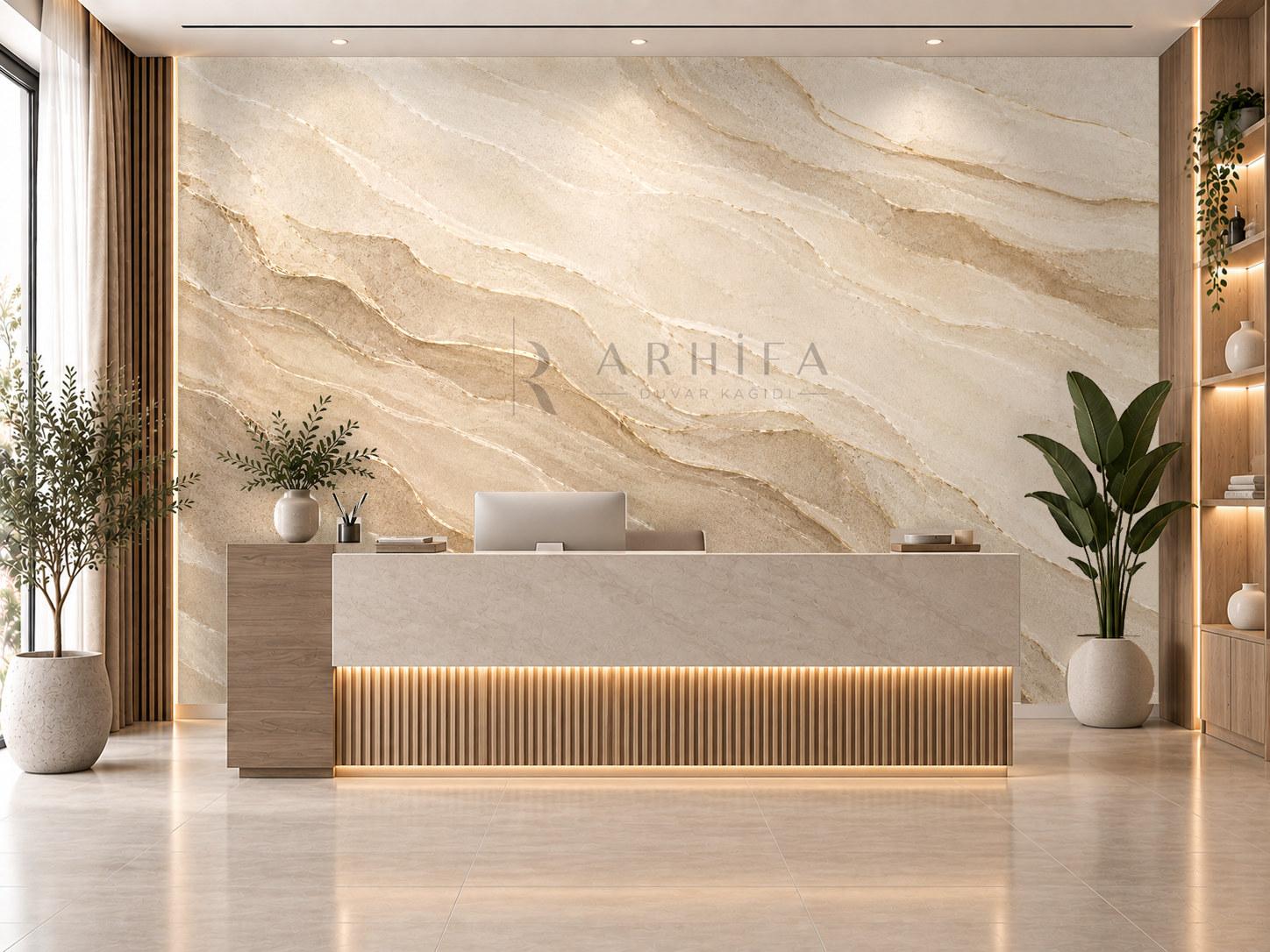 Sandstone Luxury Duvar Kağıdı (LH-010) – görsel 1