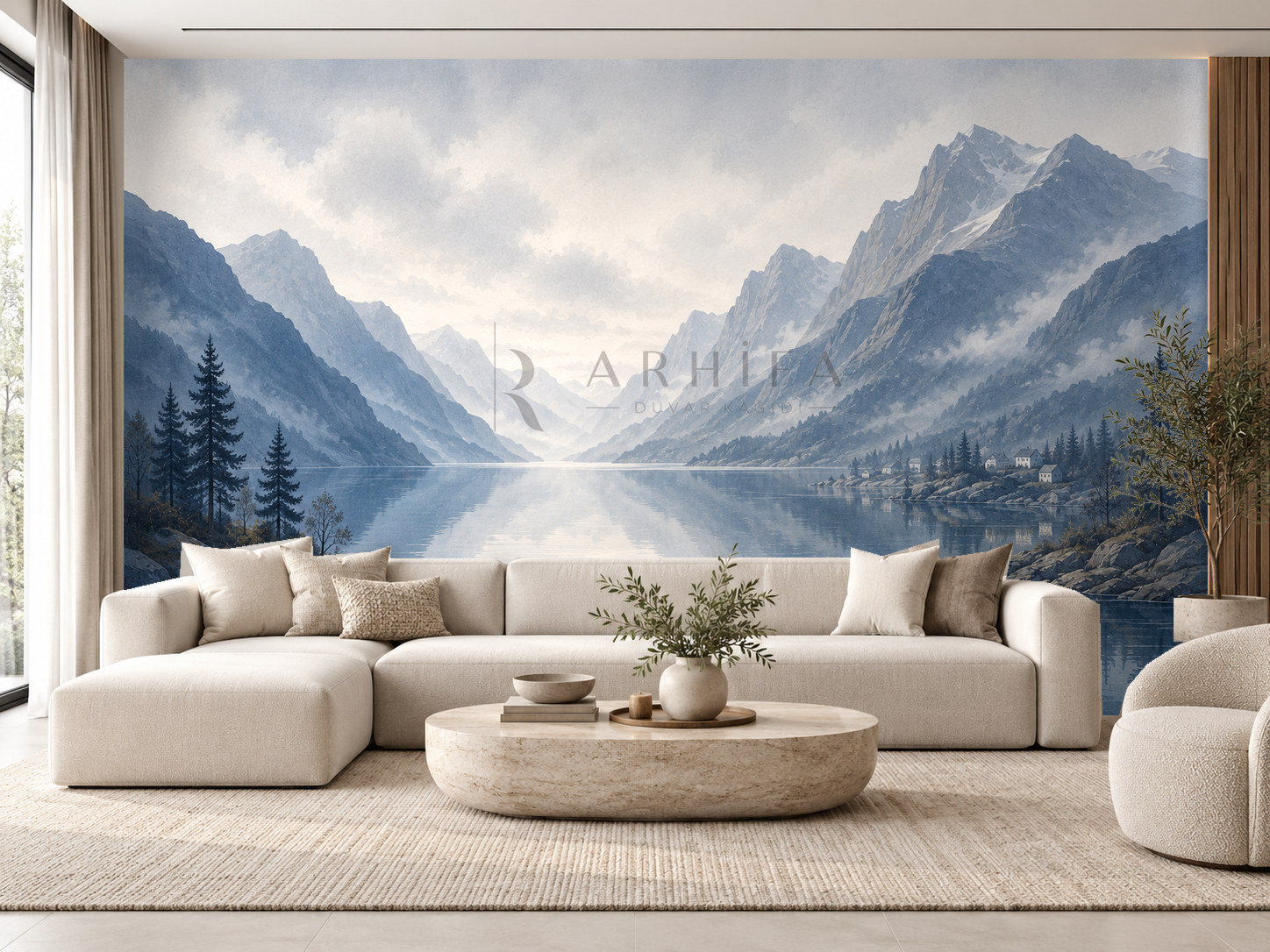 Silent Fjord Duvar Kağıdı (DB-002) – görsel 1
