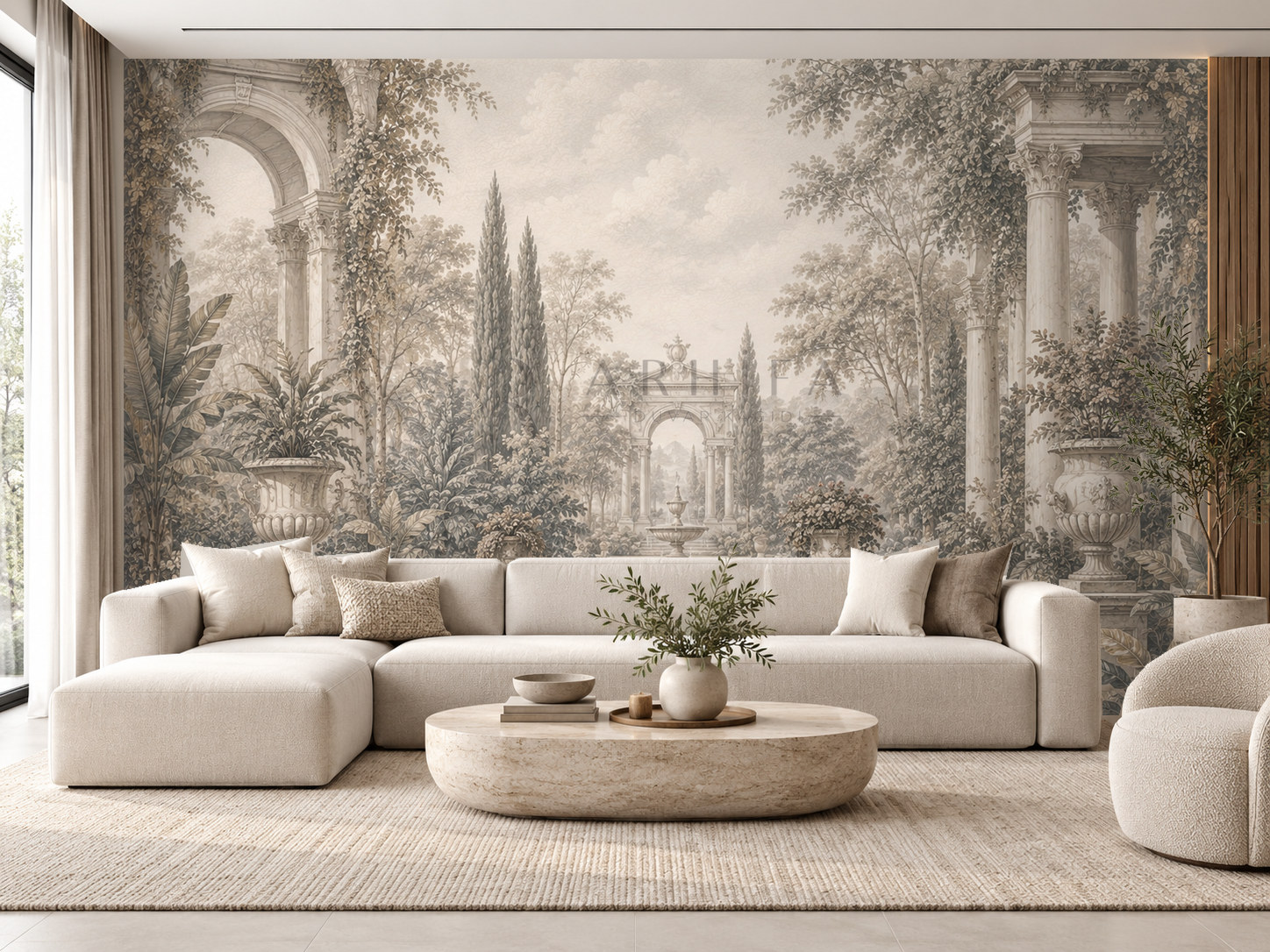 — Garden Architecture Duvar Kağıdı (FM-008) – görsel 1