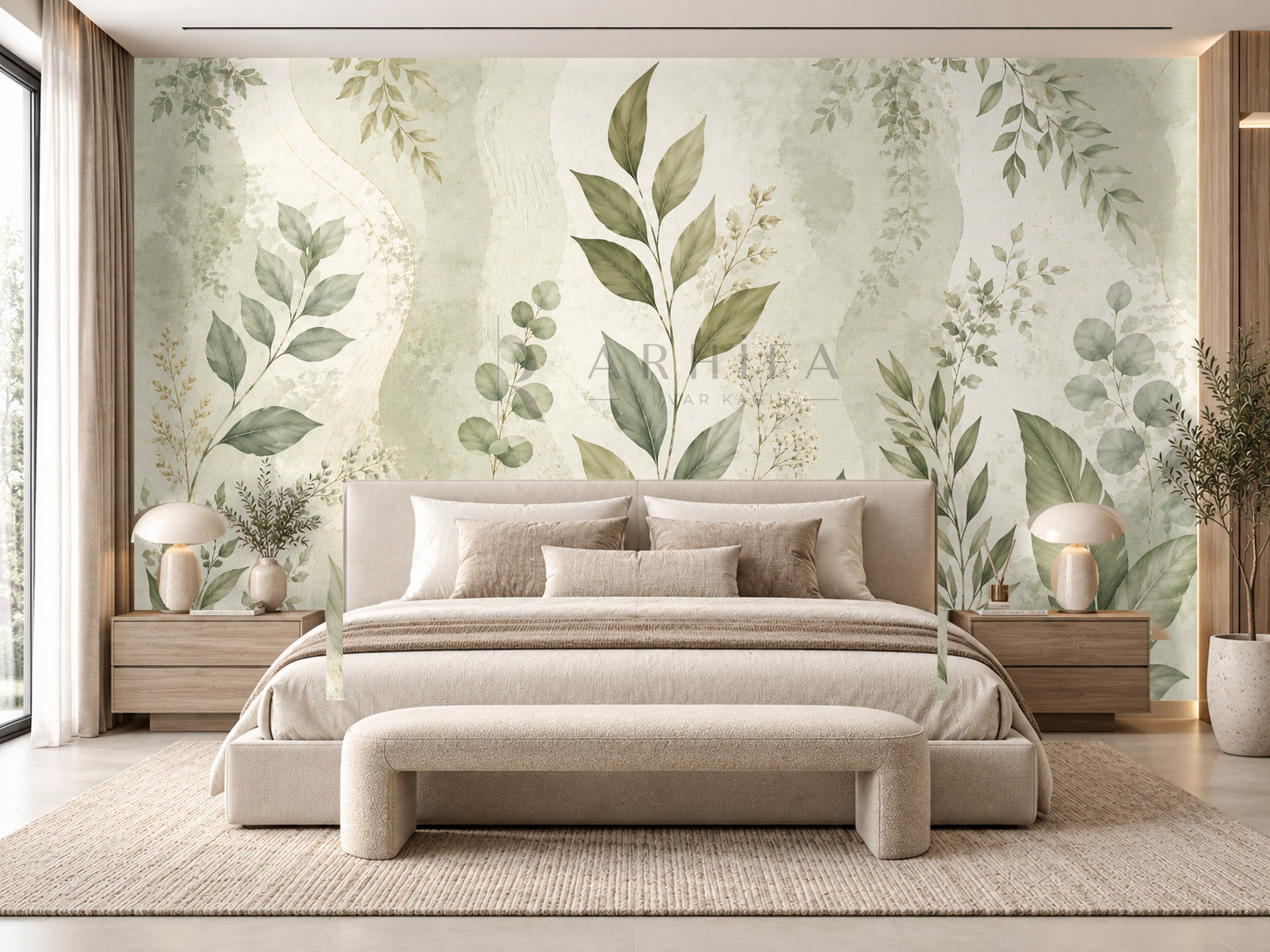 Botanical Sage Duvar Kağıdı (SC-006) – görsel 1