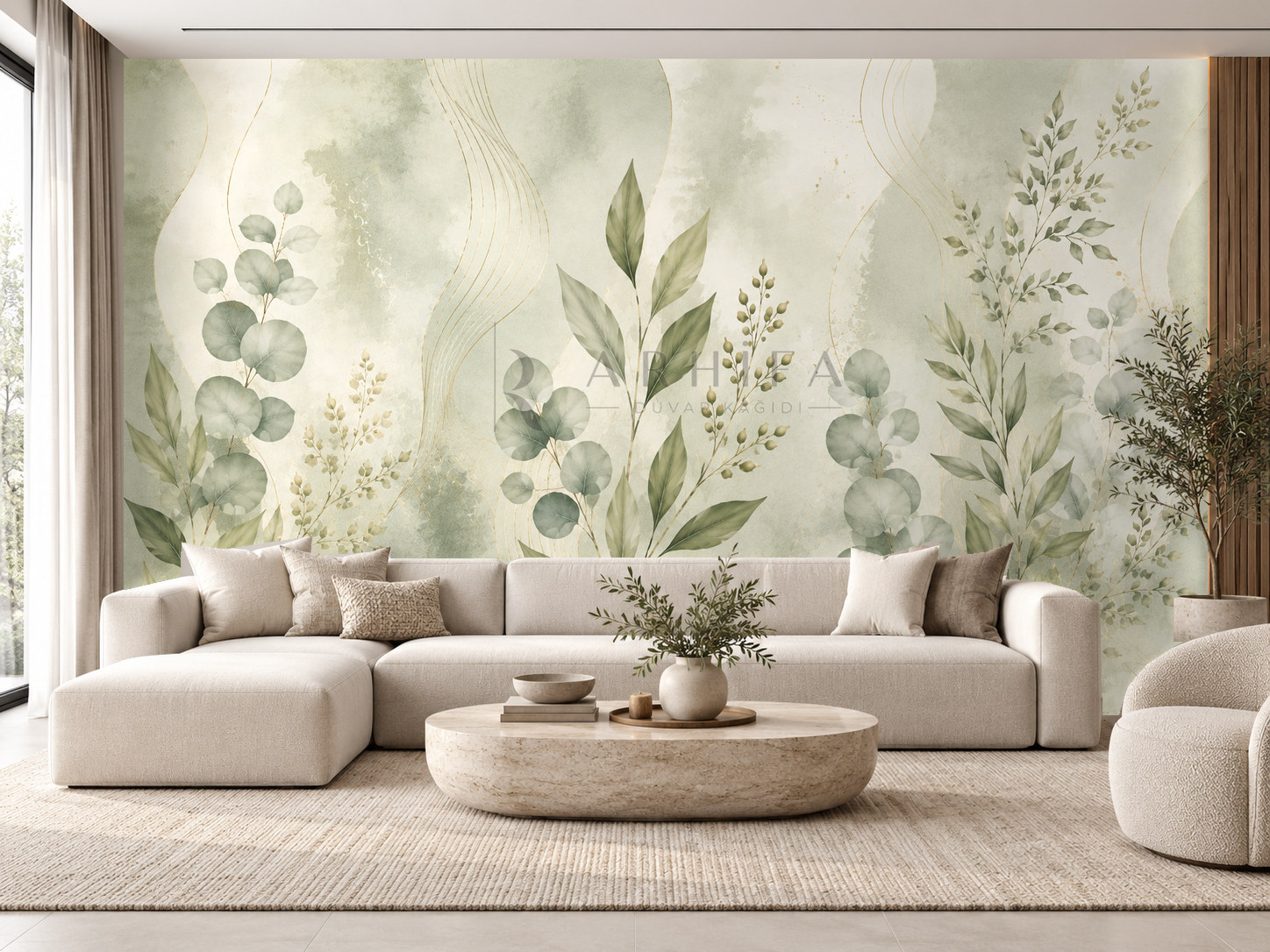 Misty Eucalyptus Duvar Kağıdı (SC-009) – görsel 1