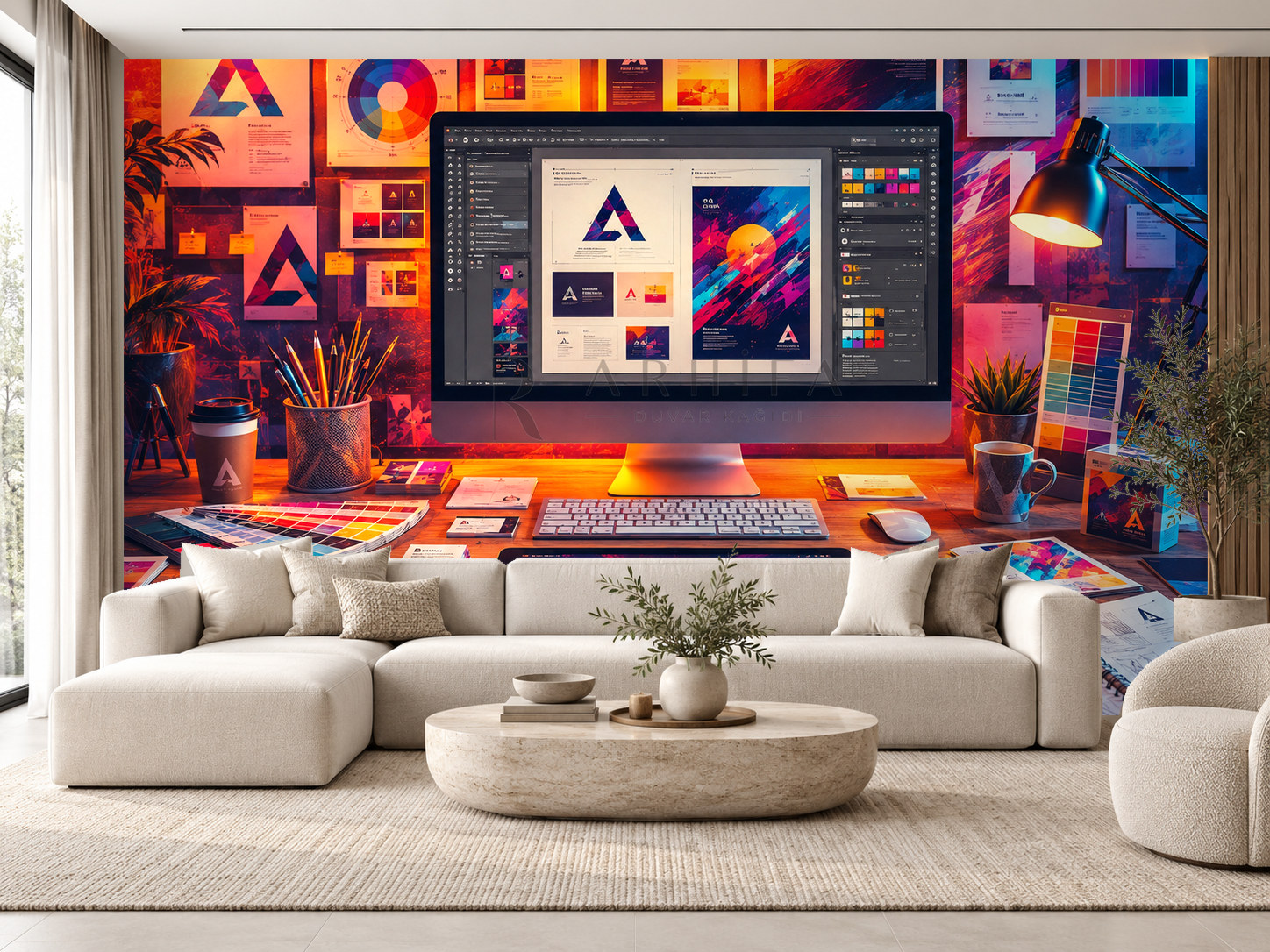 — Advertising Desk Duvar Kağıdı (CA-010)