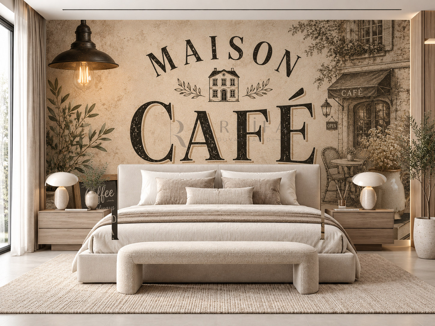 — Maison Café Duvar Kağıdı (HT-012) – görsel 1
