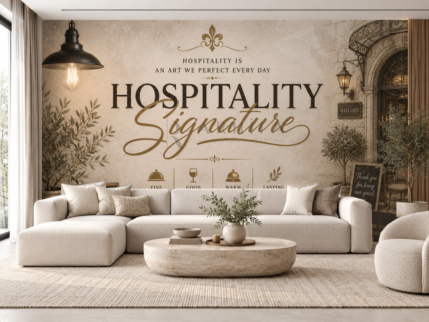 — Hospitality Signature Duvar Kağıdı (HT-015) – görsel 1