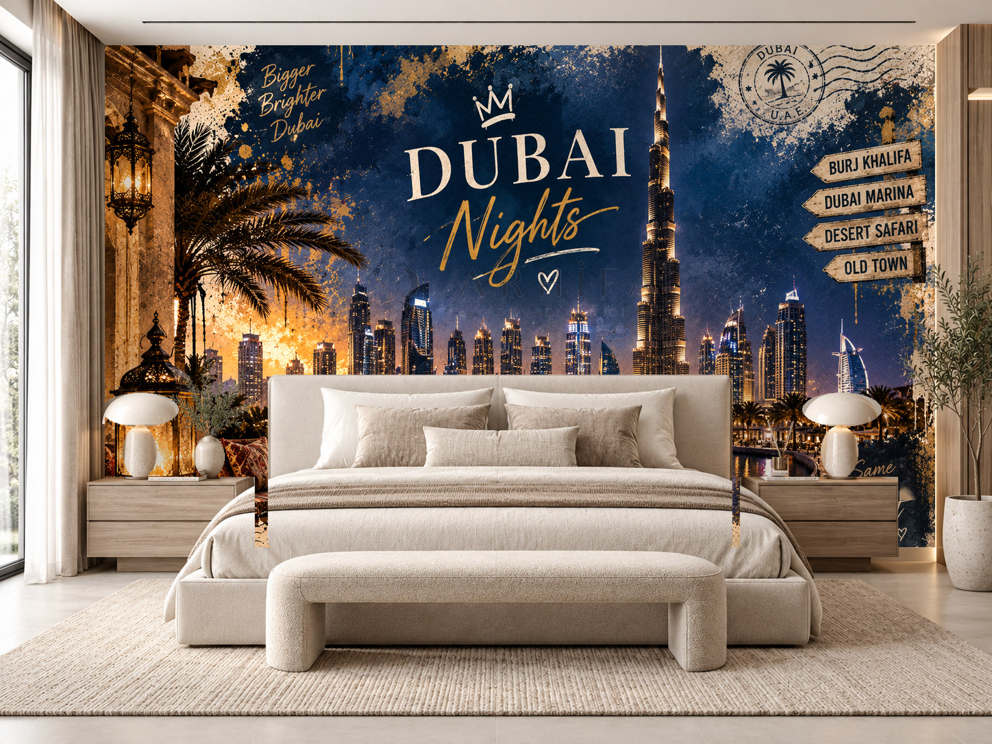 — Dubai Nights Duvar Kağıdı (TT-010A) – görsel 1