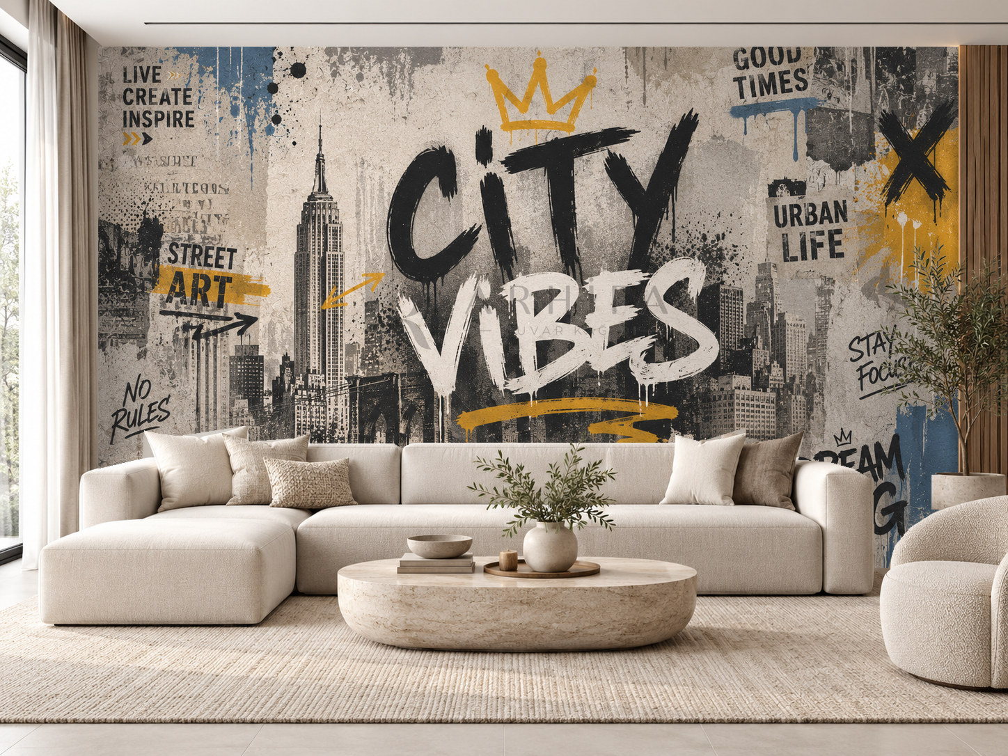 — City Vibes Duvar Kağıdı (UG-001) – görsel 1