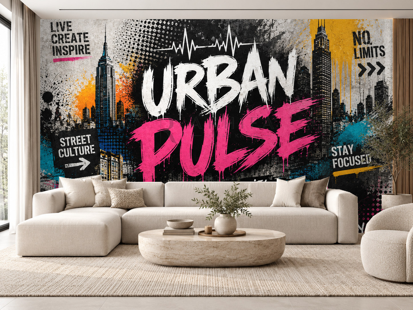 — Urban Pulse Duvar Kağıdı (UG-003) – görsel 1