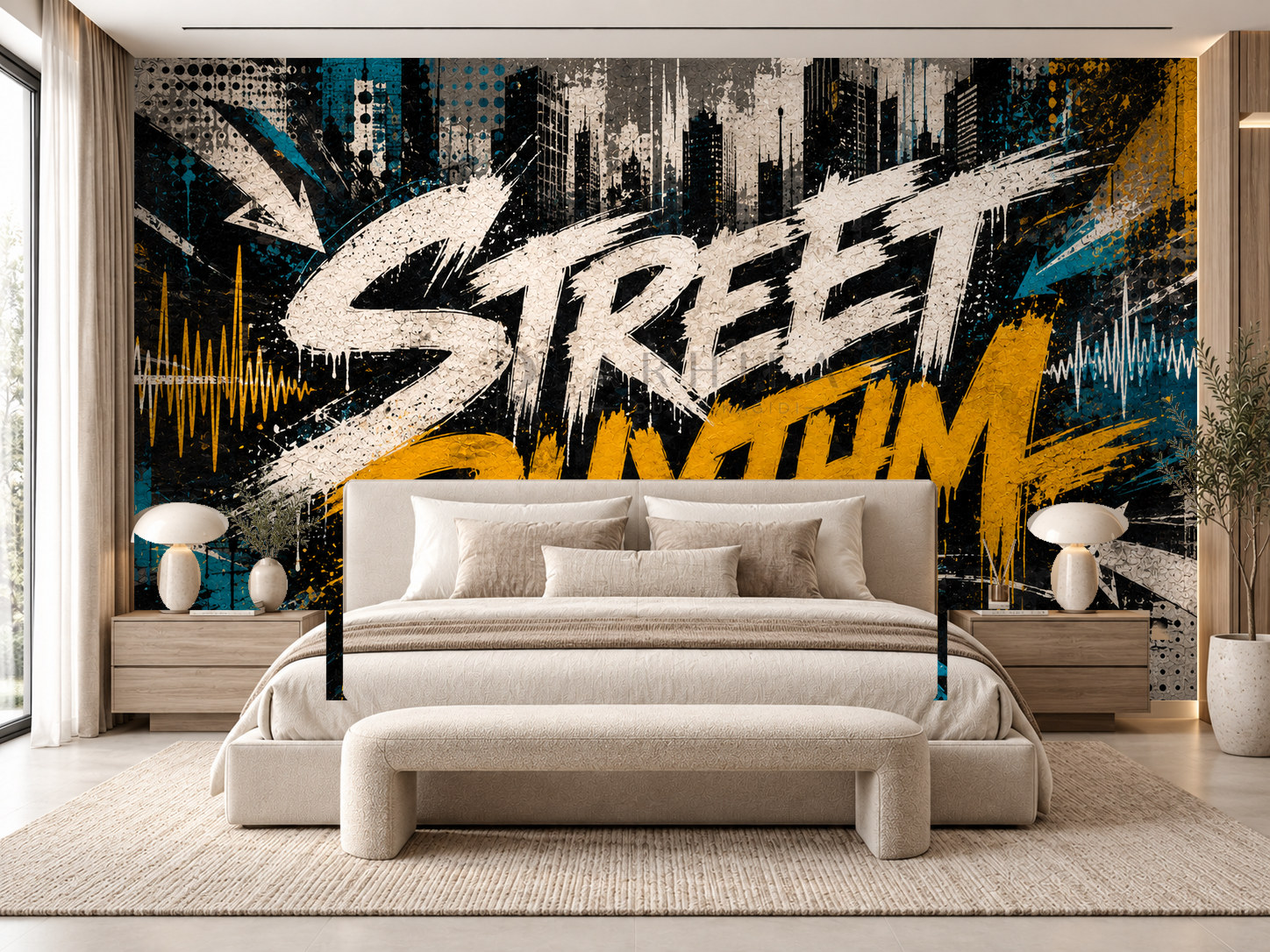 — Street Rhythm Duvar Kağıdı (UG-005) – görsel 1