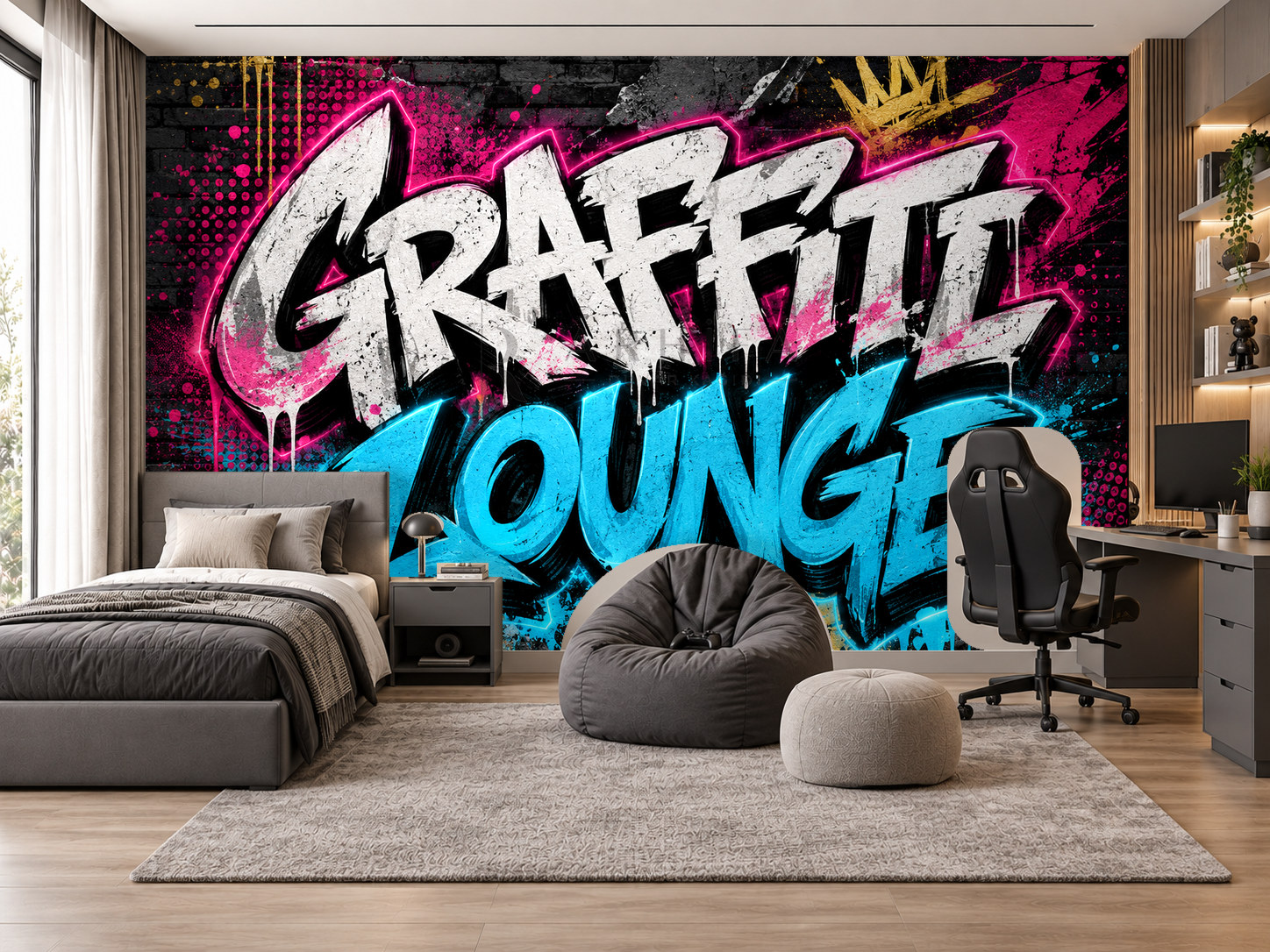 — Graffiti Duvar Kağıdı (UG-007) – görsel 1
