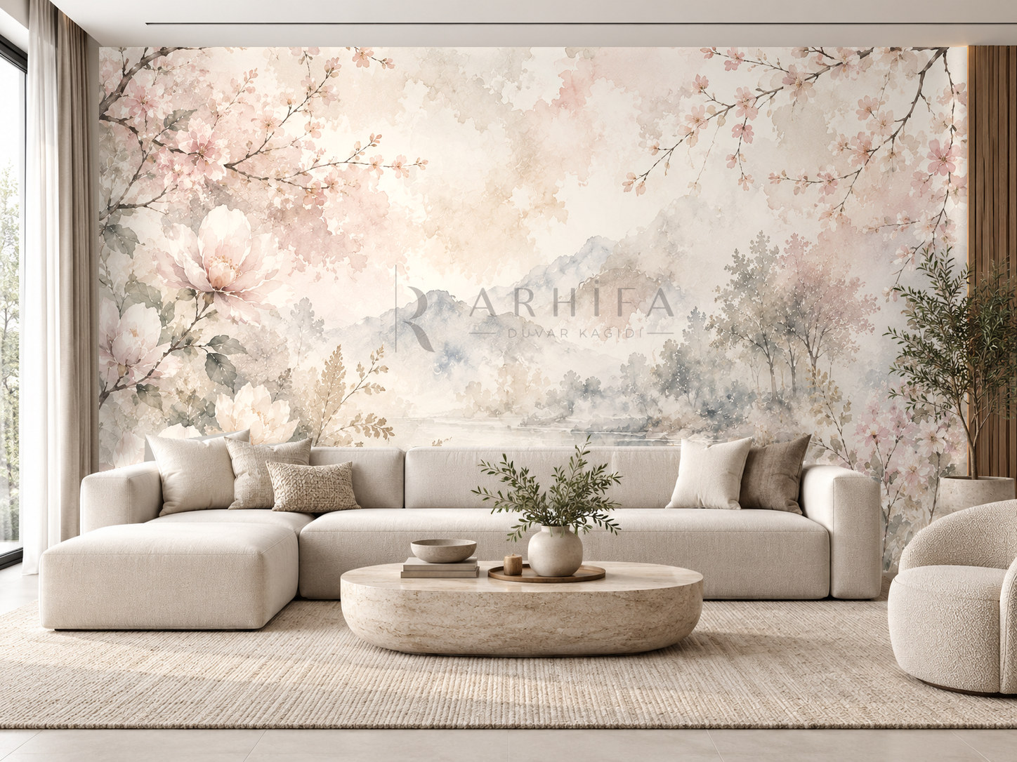 — Soft Blossom Duvar Kağıdı (WM-003)