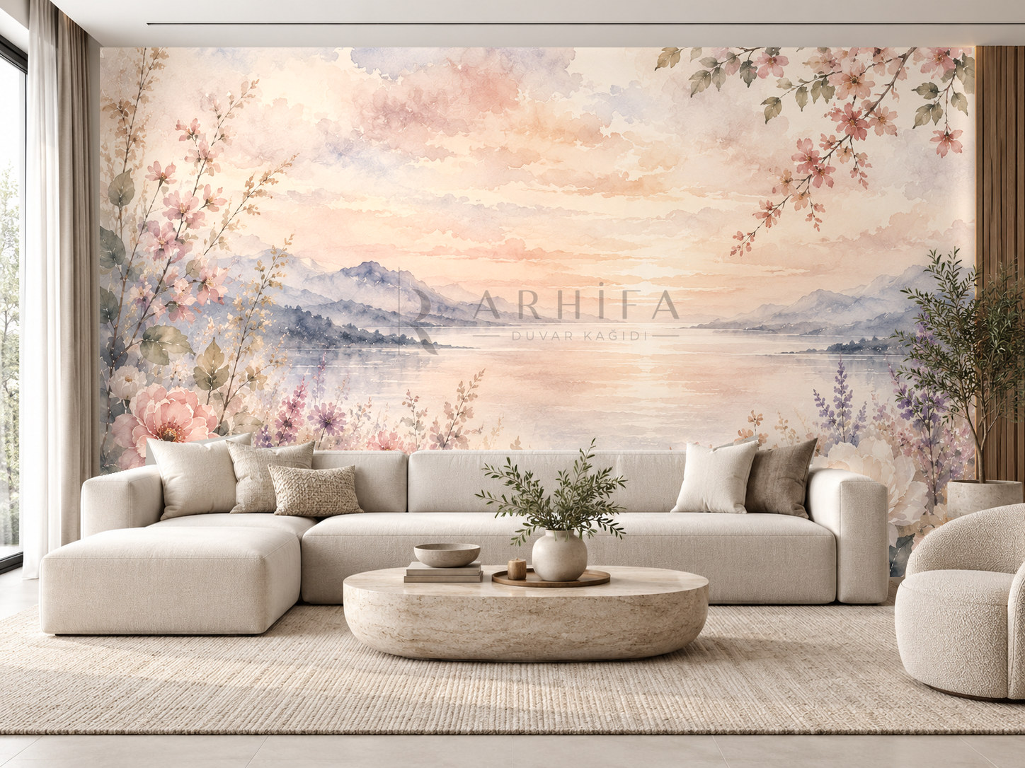 — Floral Horizon Duvar Kağıdı (WM-005)