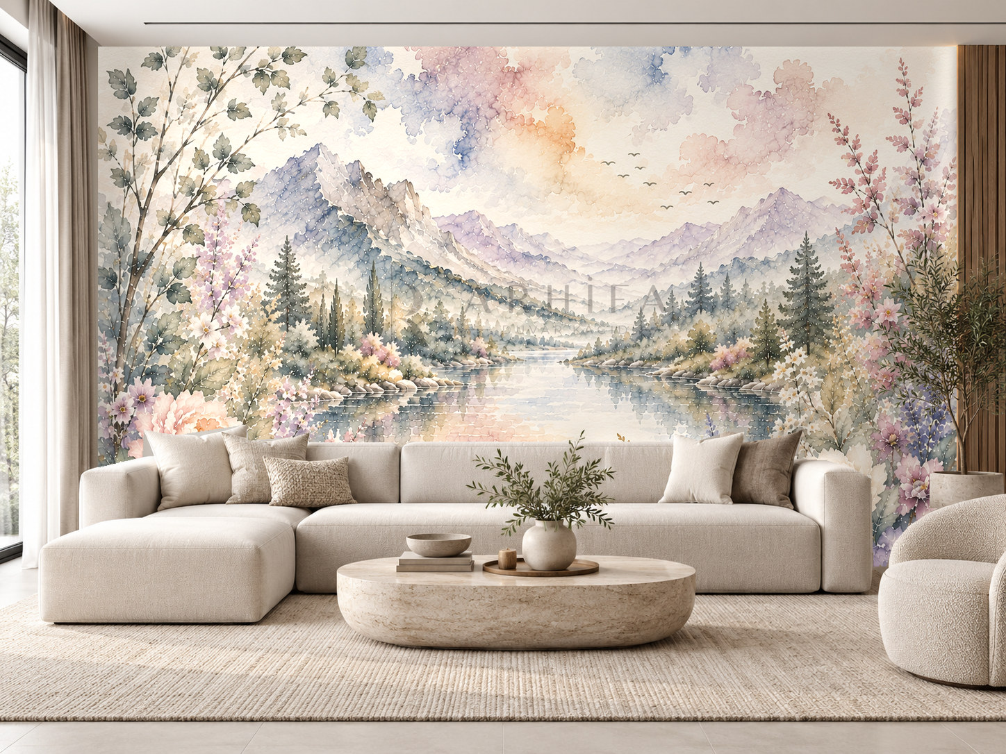 — Watercolor Signature Duvar Kağıdı (WM-015)
