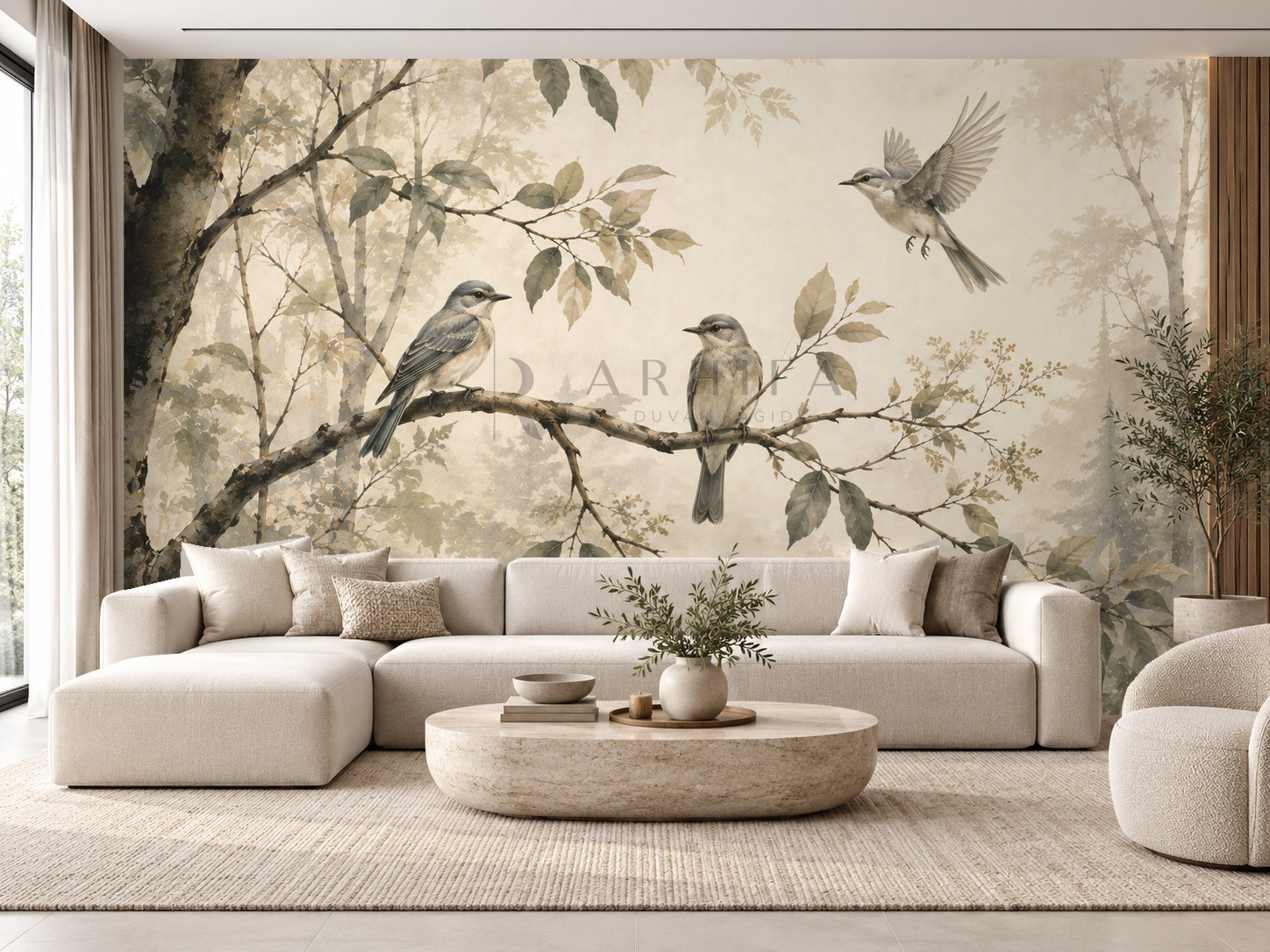 — Woodland Birds Duvar Kağıdı (WL-008)