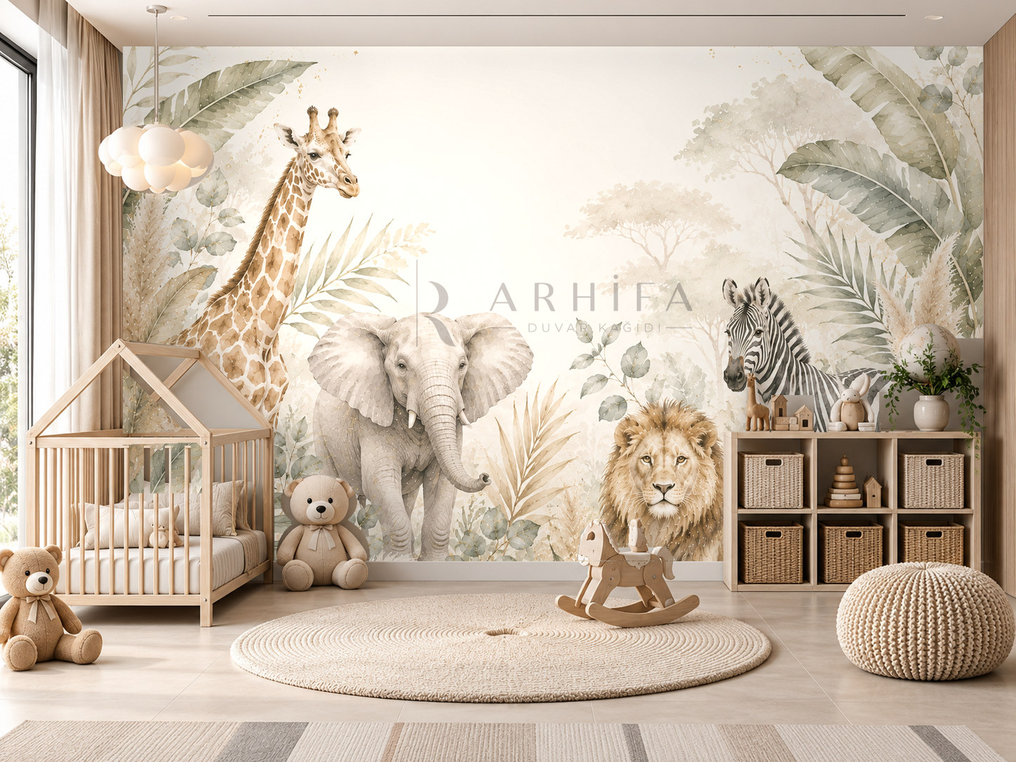 Neutral Safari Duvar Kağıdı (SF-003) – görsel 1