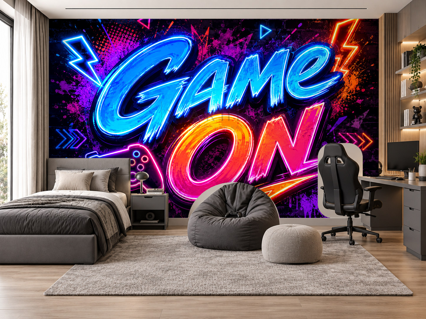 — Game On Duvar Kağıdı (EN-003) – görsel 1