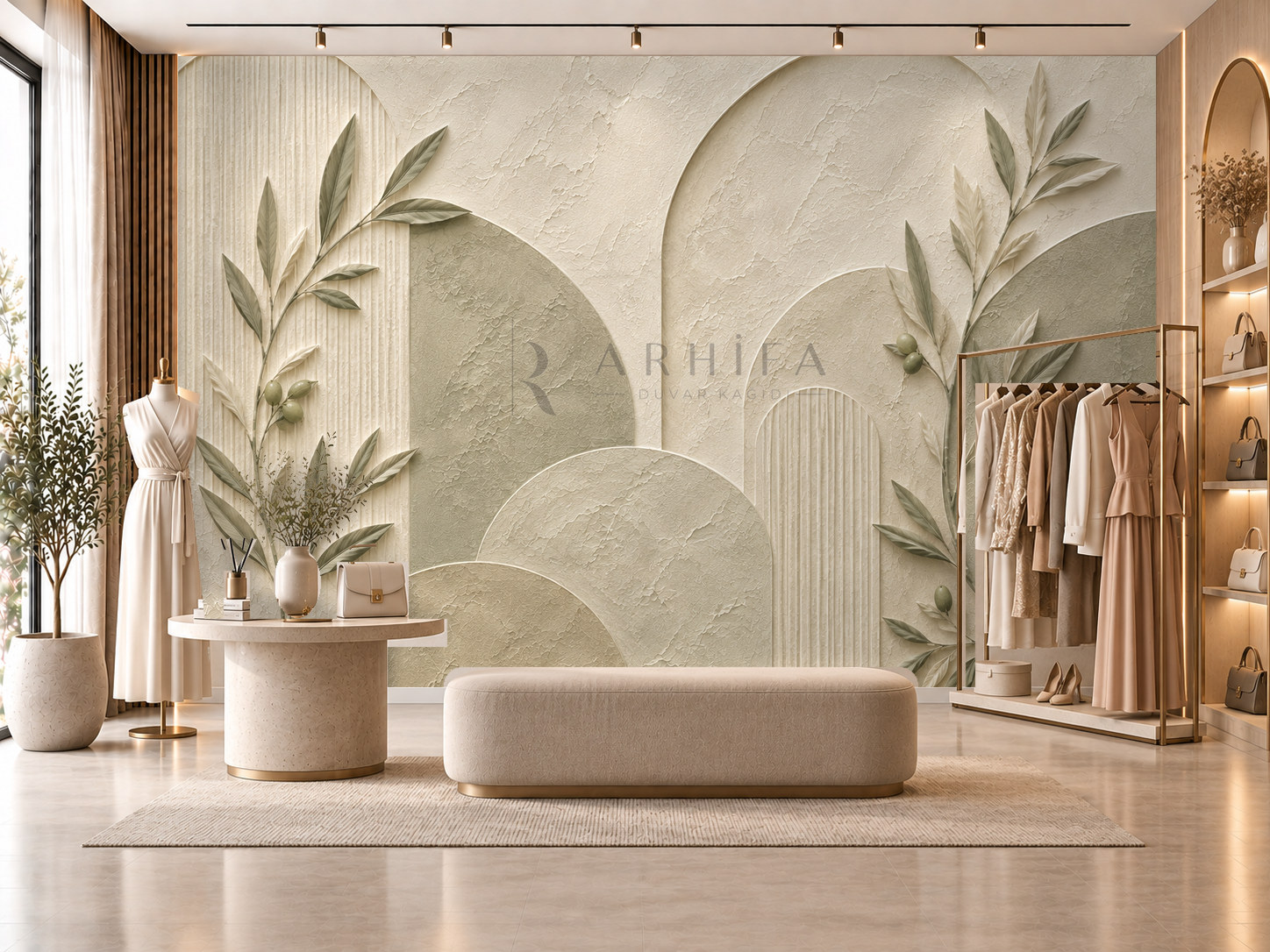— Olive Relief Duvar Kağıdı (BR-011) – görsel 1