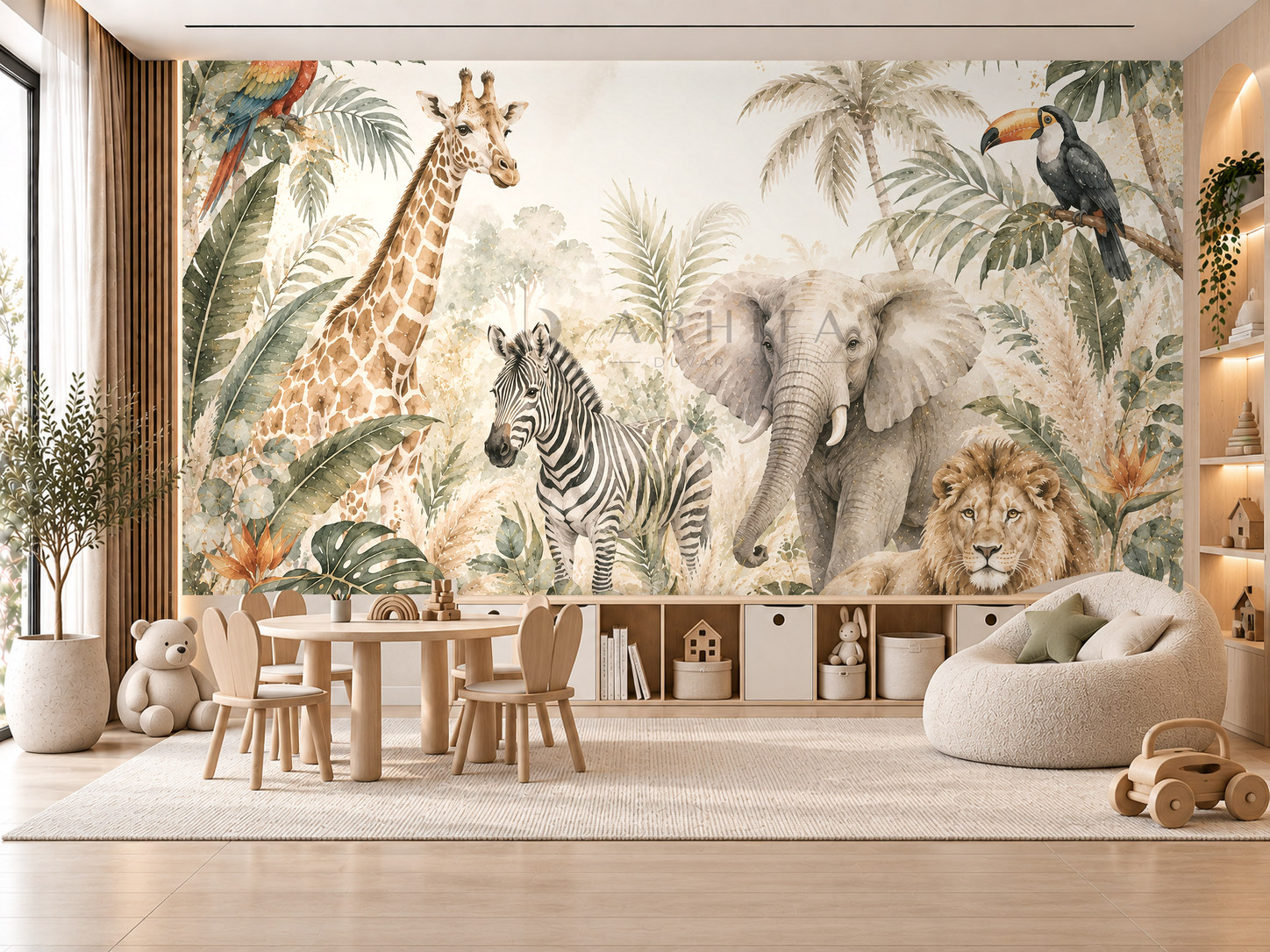 Tropical Safari Duvar Kağıdı (SF-002) – görsel 1