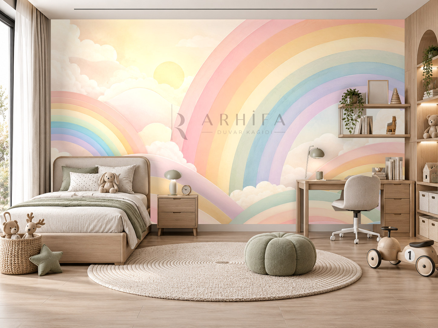 Soft Rainbow Duvar Kağıdı (RB-001) – görsel 3